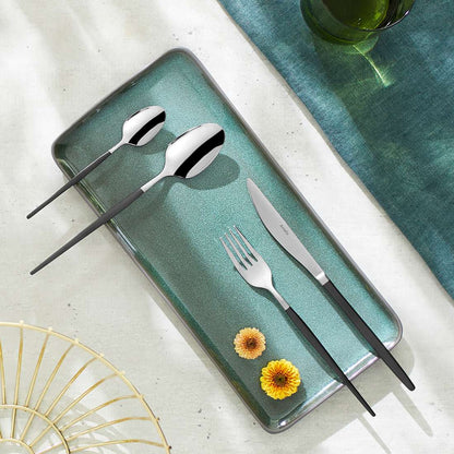 SOPRANO cutlery set 16-piece PVD black