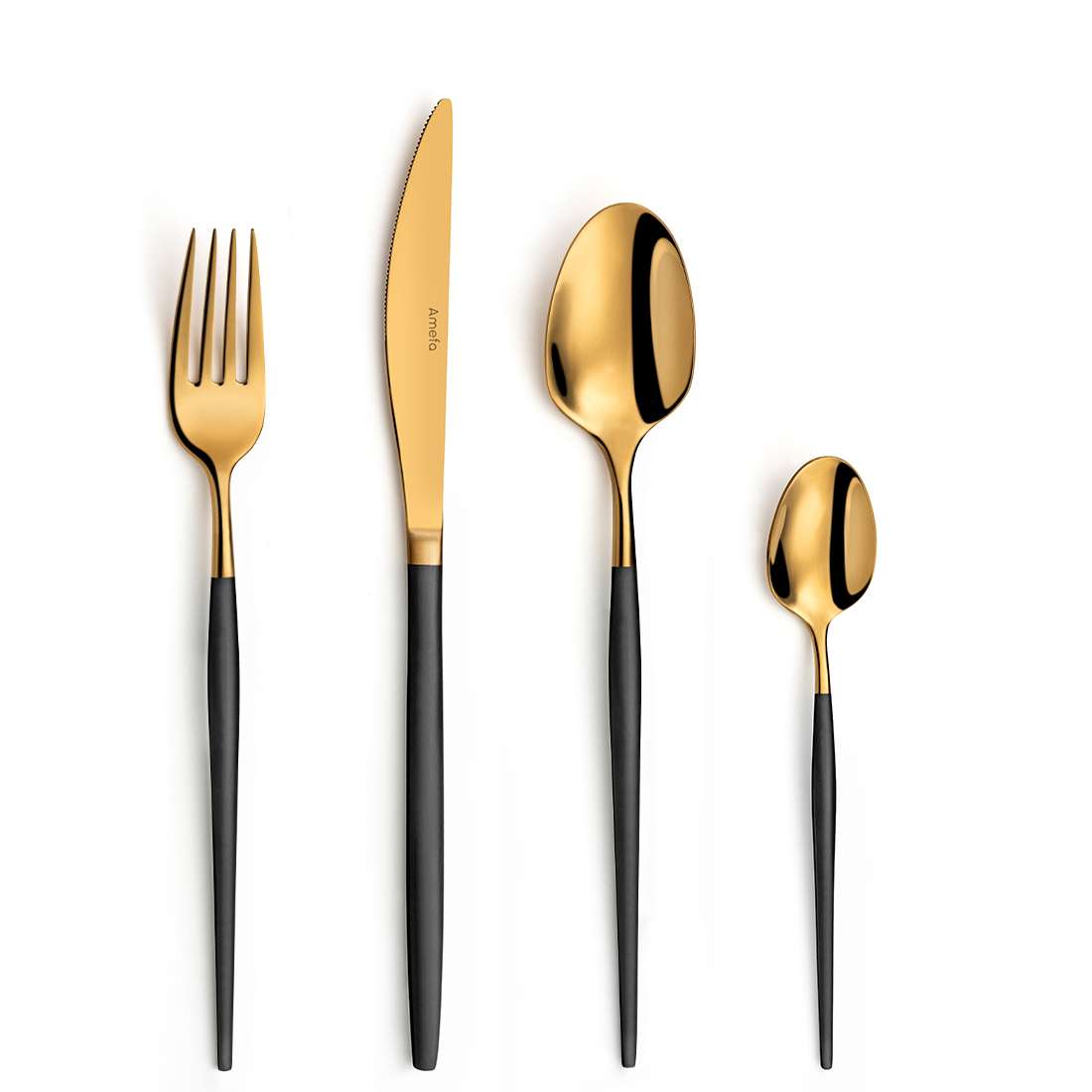 SOPRANO cutlery set 16-piece PVD gold