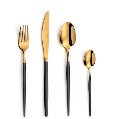 SOPRANO cutlery set 16-piece PVD gold