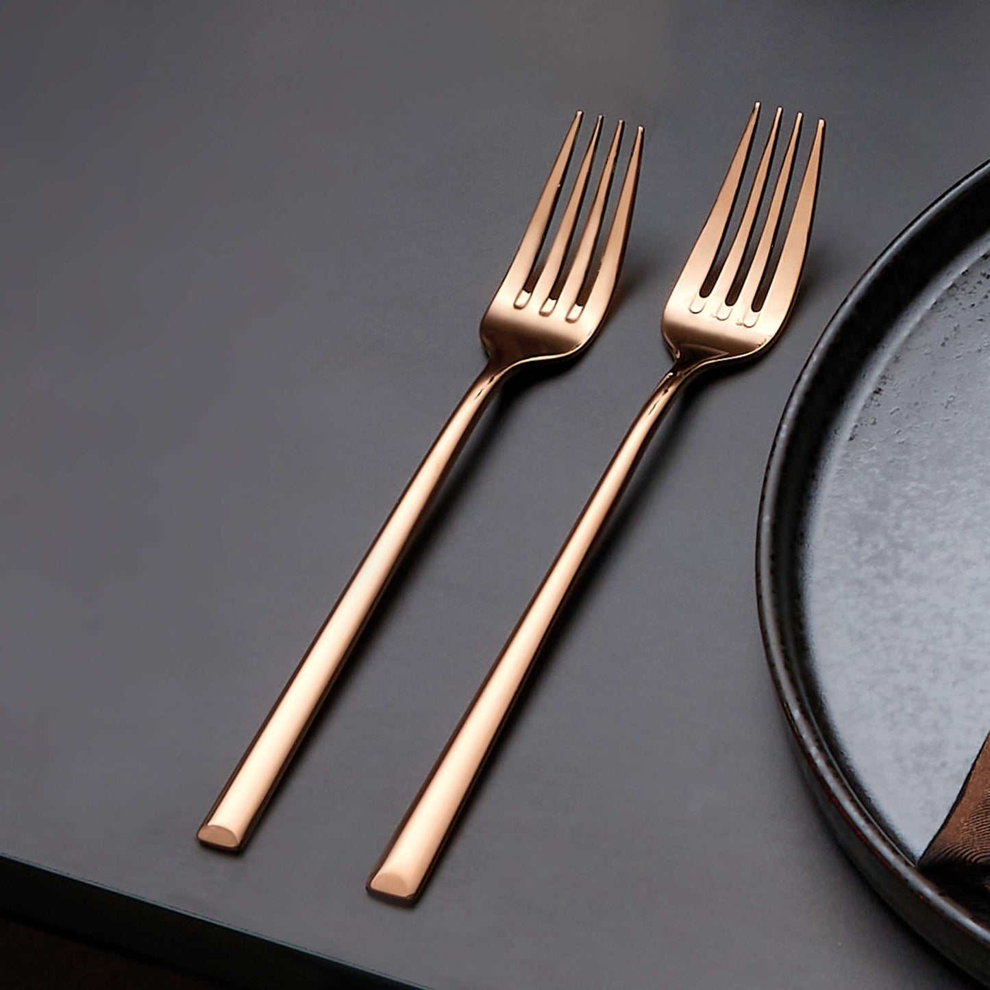 METROPOLE cutlery set 24-piece PVD copper