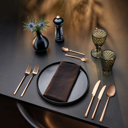 METROPOLE cutlery set 24-piece PVD copper