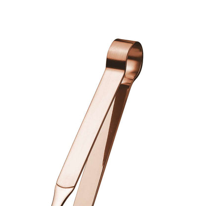 BUFFET serving tongs small PVD copper