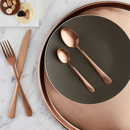 AUSTIN cutlery set 32-piece PVD copper