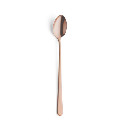 AUSTIN long drink/latte macchiato spoon set, 6 pieces, PVD copper
