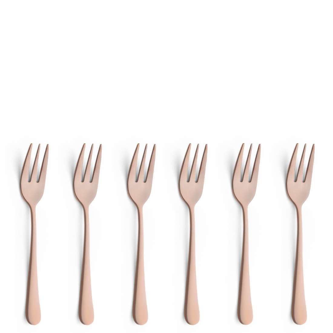 AUSTIN cake fork set 6-piece PVD copper