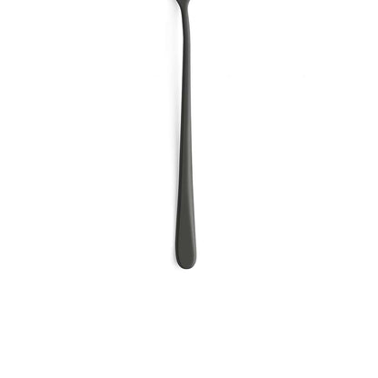 AUSTIN long drink/latte macchiato spoon set, 6 pieces, PVD black