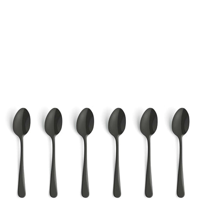 AUSTIN Mocca-/Espressolöffel Set 6-teilig PVD schwarz