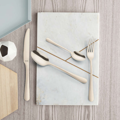 AUSTIN Besteckset 16-teilig PVD champagner