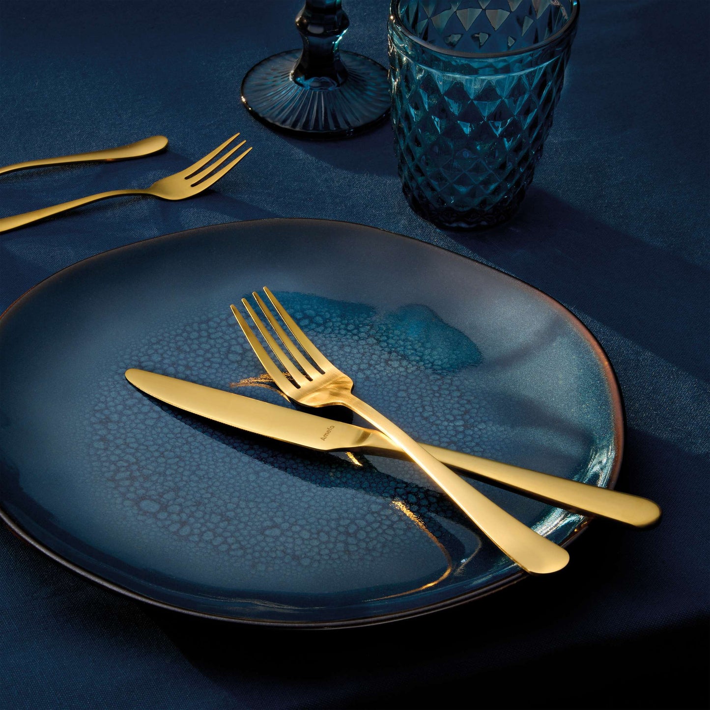 AUSTIN Kuchengabel Set 6-teilig PVD gold