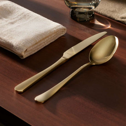 AUSTIN cutlery set 32-piece PVD champagne