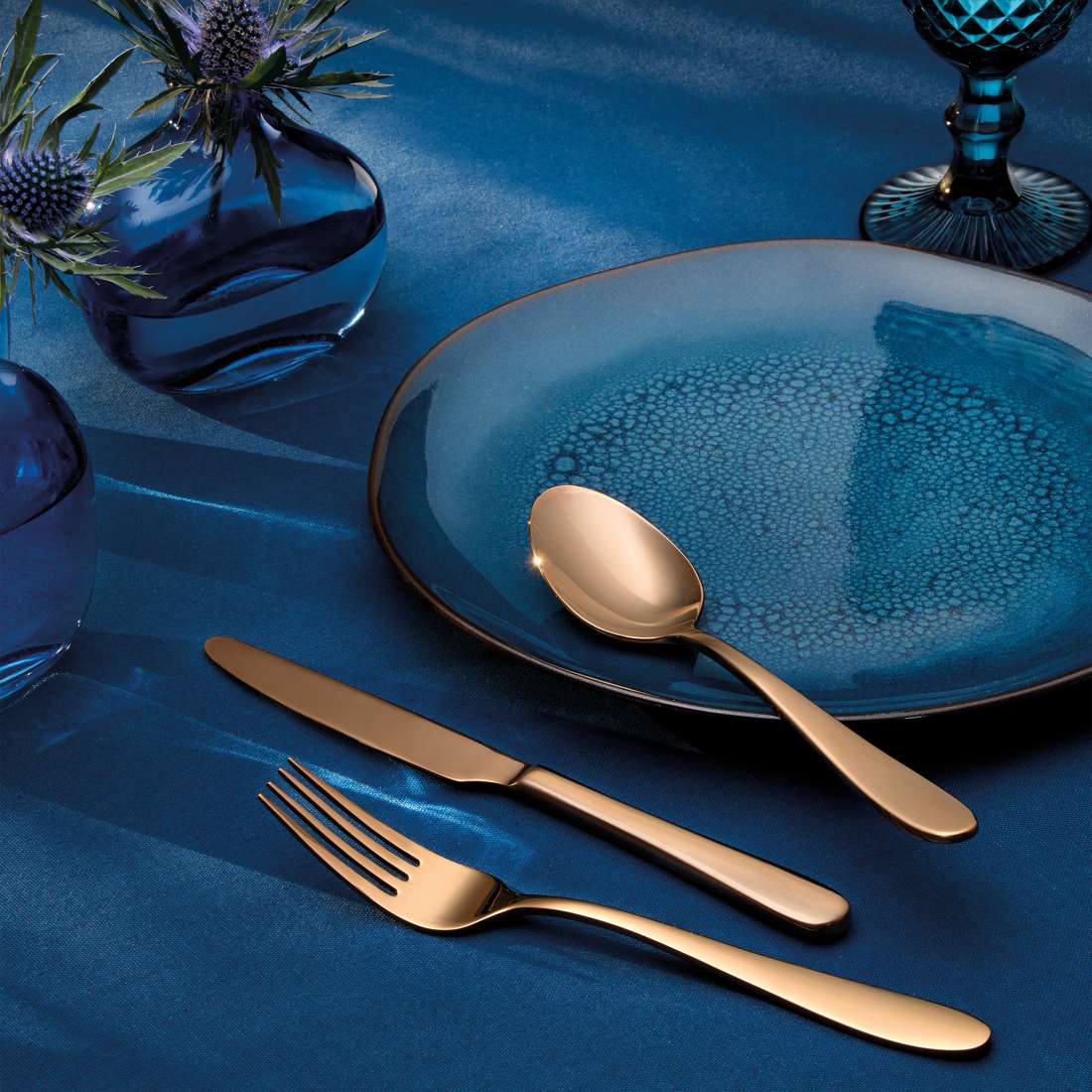 OXFORD cutlery set 24-piece PVD copper