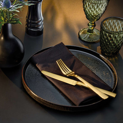 VENTURA cutlery set 24-piece PVD gold