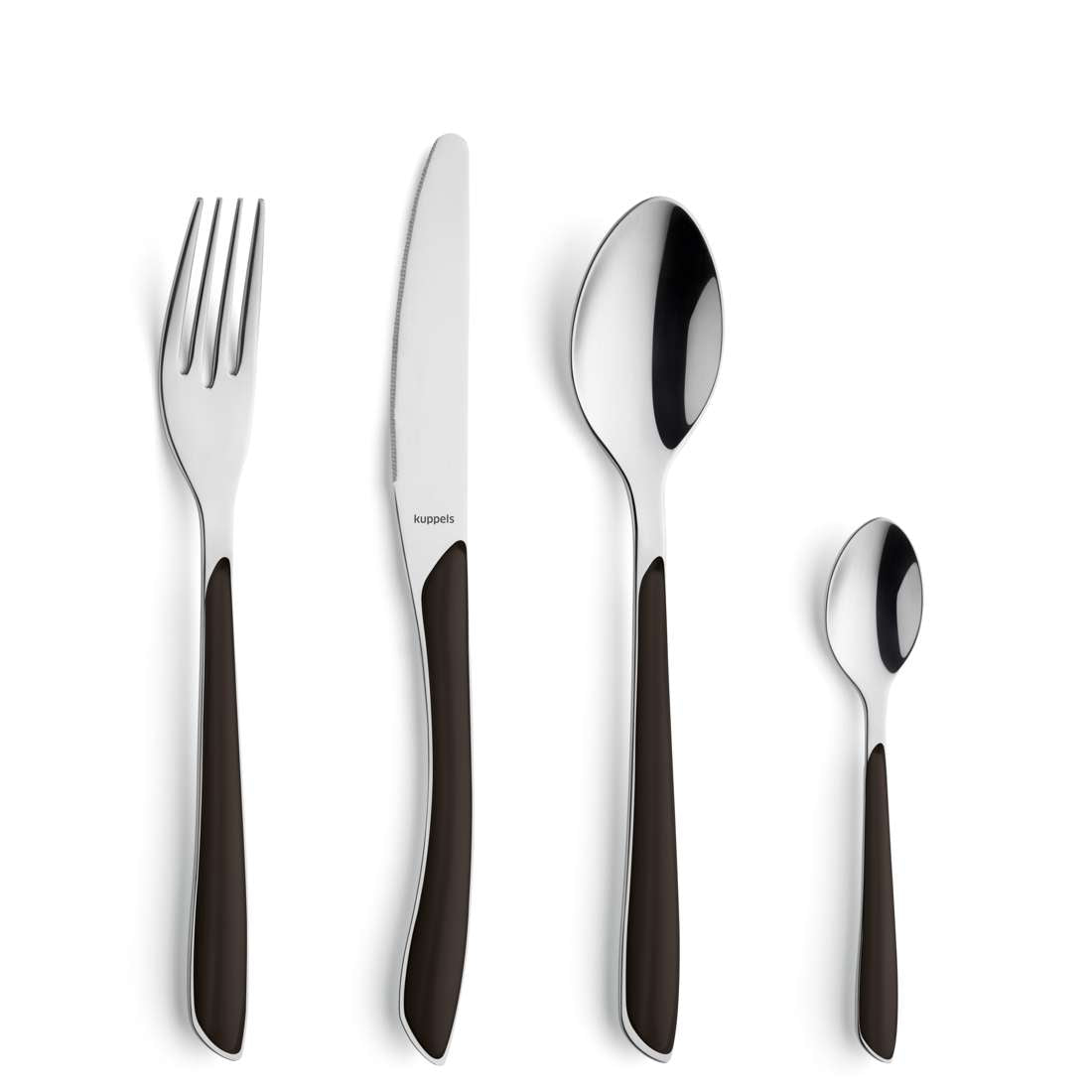 PRISMA cutlery set 24-piece black