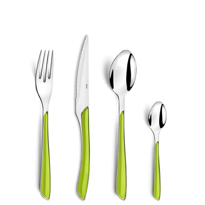 ECLAT cutlery set 24-piece anise green