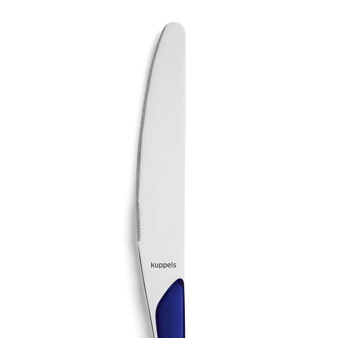 PRISMA dinner knife full handle indigo blue
