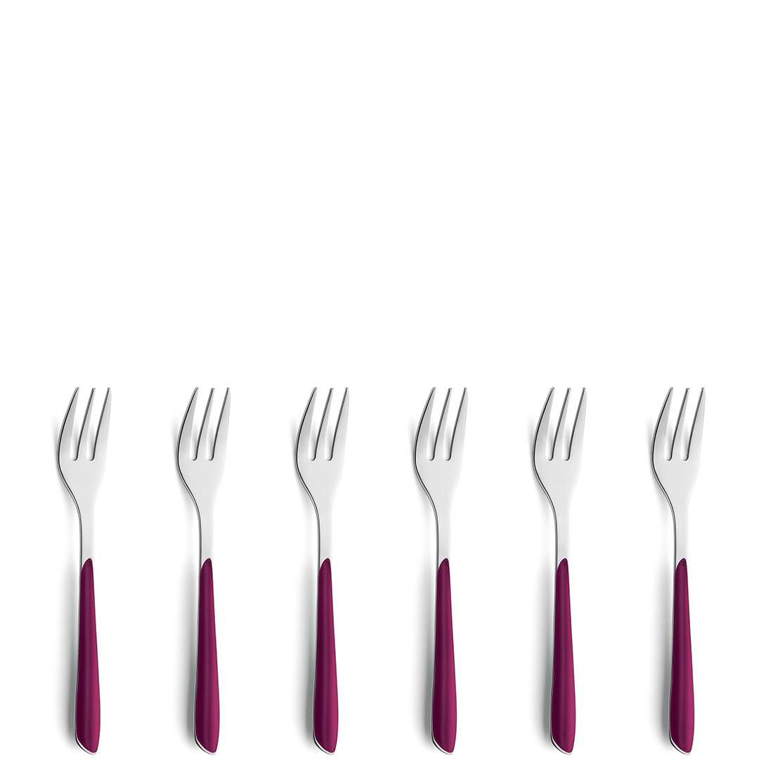 PRISMA cake fork set 6-piece wildberry