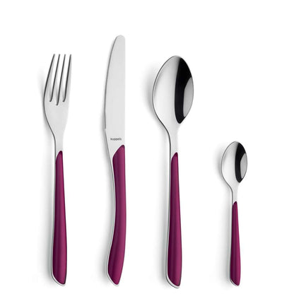PRISMA cutlery set 24-piece wildberry
