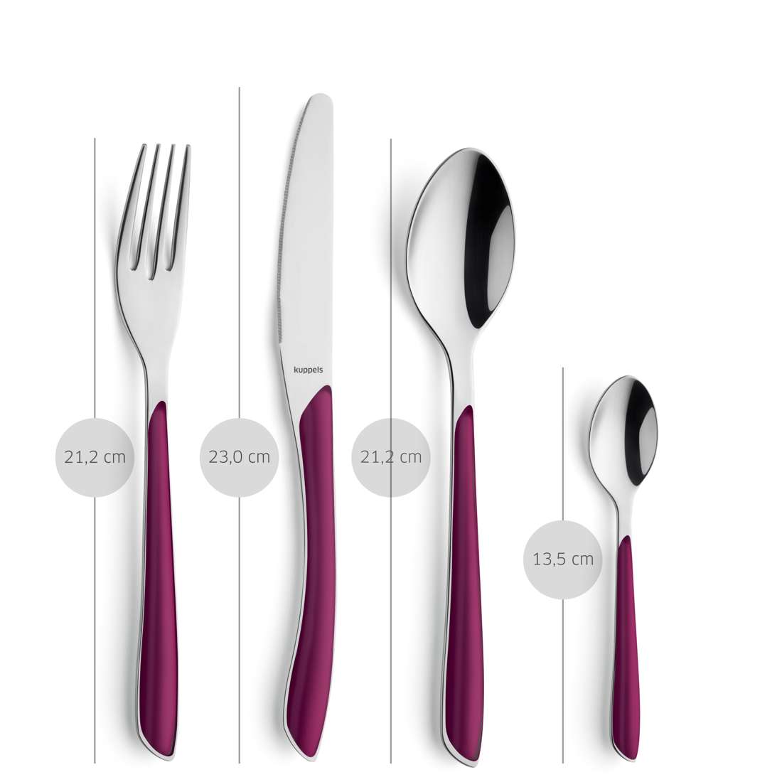 PRISMA cutlery set 24-piece wildberry