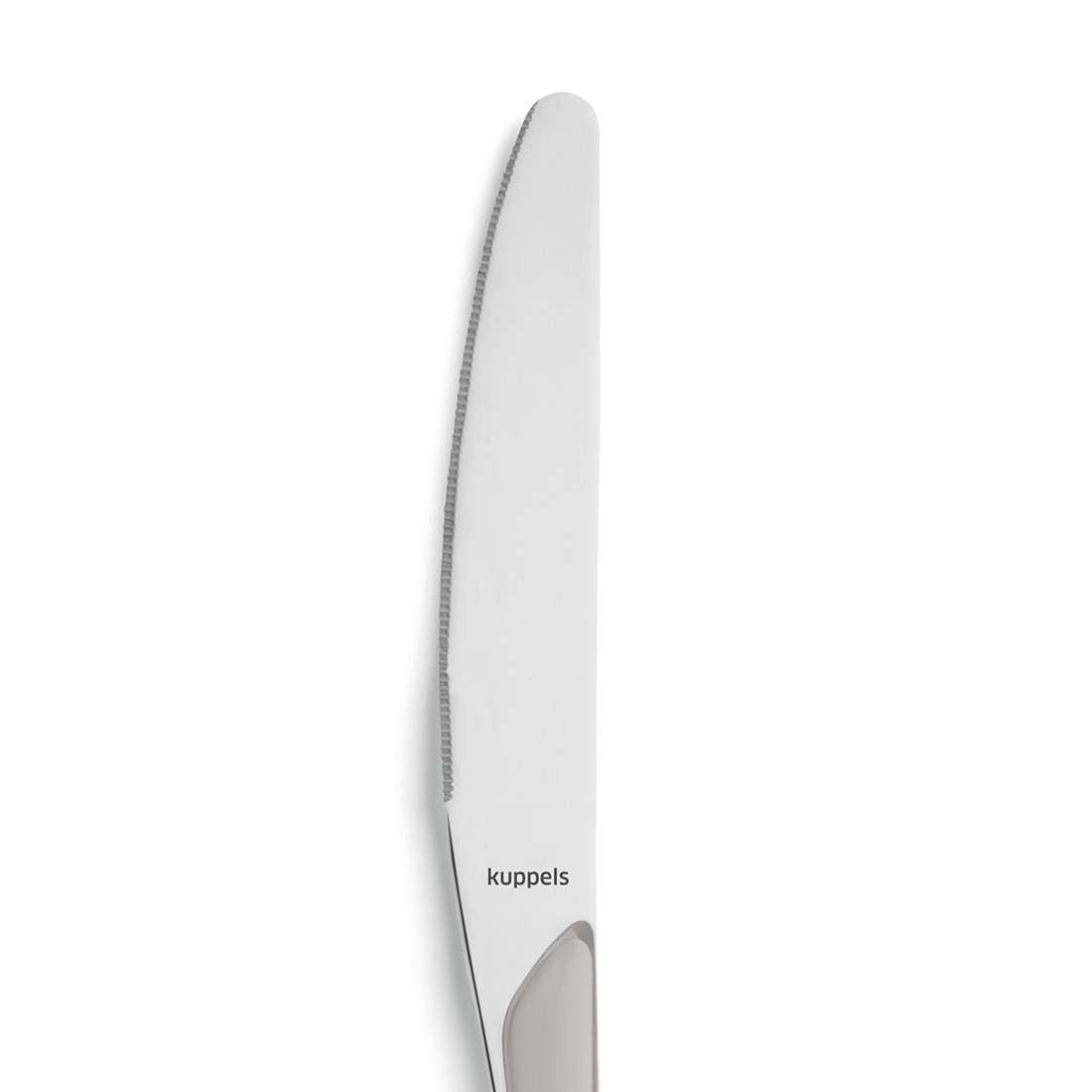 PRISMA dinner knife full handle light grey