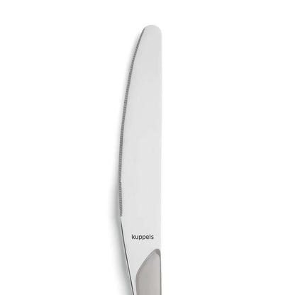 PRISMA dinner knife full handle light grey