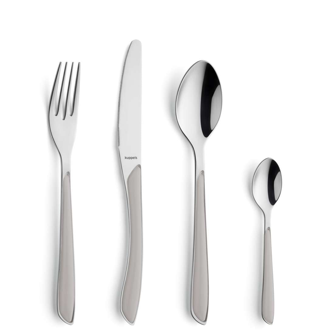 PRISMA cutlery set 24-piece light grey