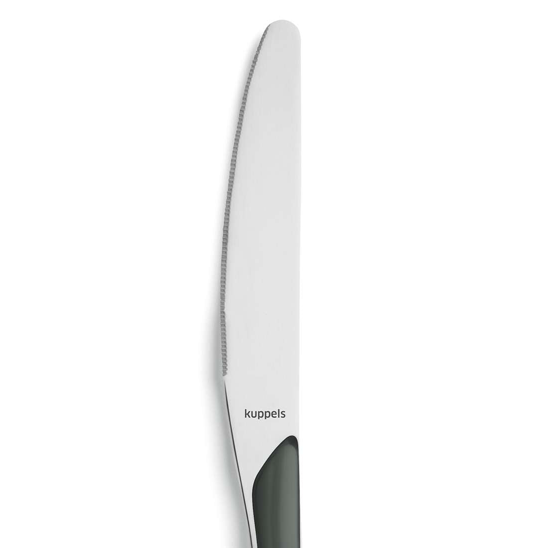 PRISMA dinner knife full handle dark grey