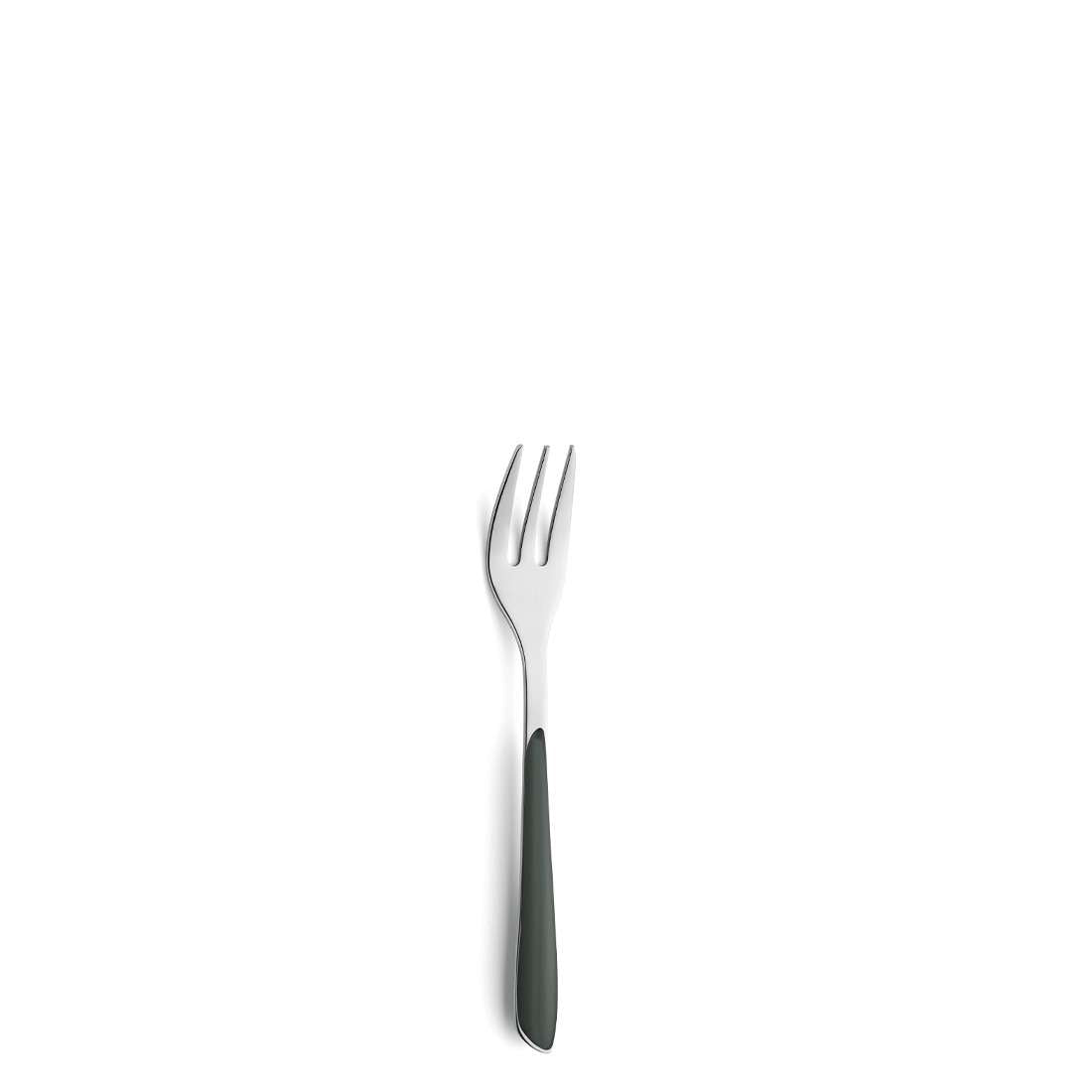 PRISMA cake fork set 6-piece dark grey