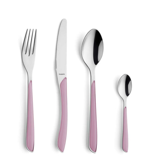 PRISMA cutlery set 24-piece old pink