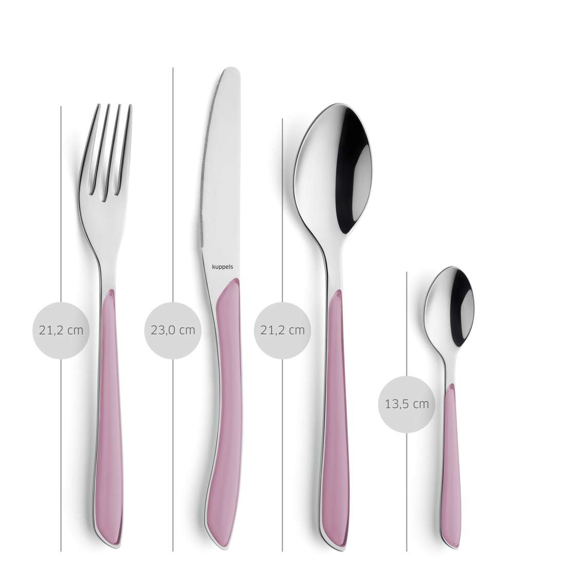 PRISMA cutlery set 24-piece old pink