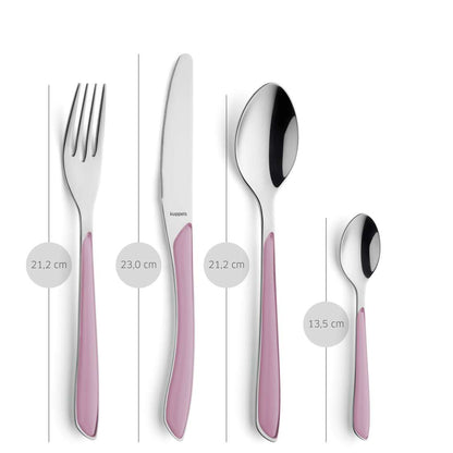 PRISMA cutlery set 24-piece old pink