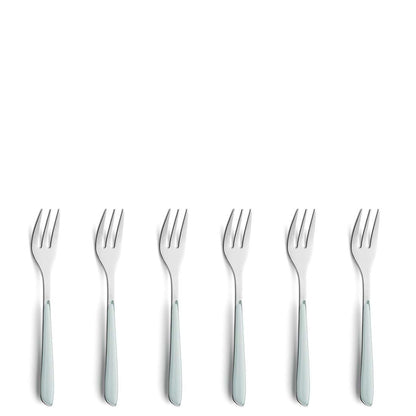 PRISMA cake fork set 6-piece mint