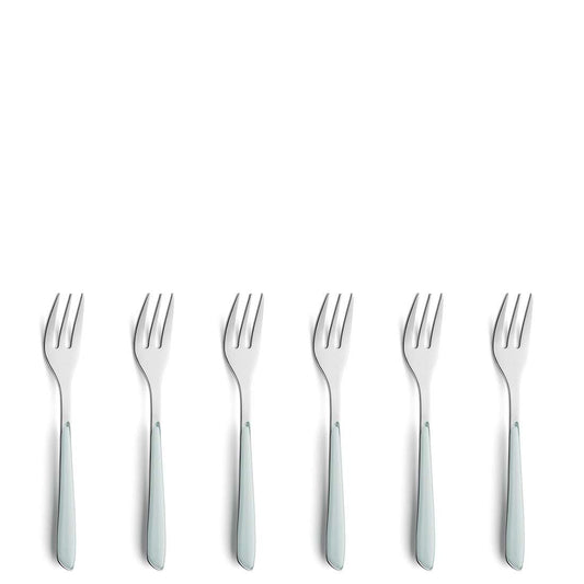 PRISMA cake fork set 6-piece mint