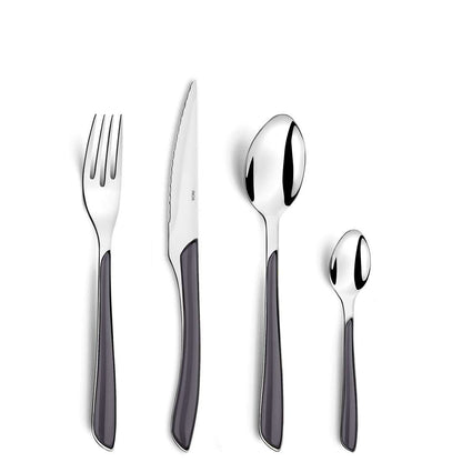ECLAT cutlery set 24-piece grey
