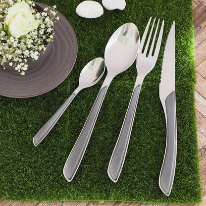 ECLAT cutlery set 24-piece grey