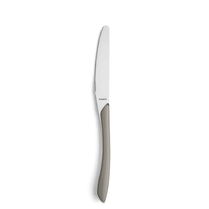 PRISMA dinner knife full handle taupe