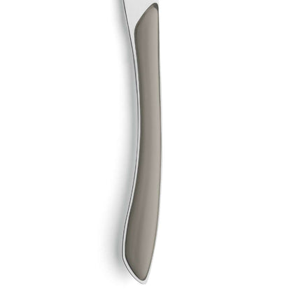 PRISMA dinner knife full handle taupe