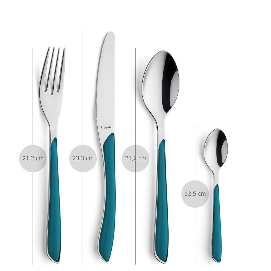 PRISMA cutlery set 24-piece petrol