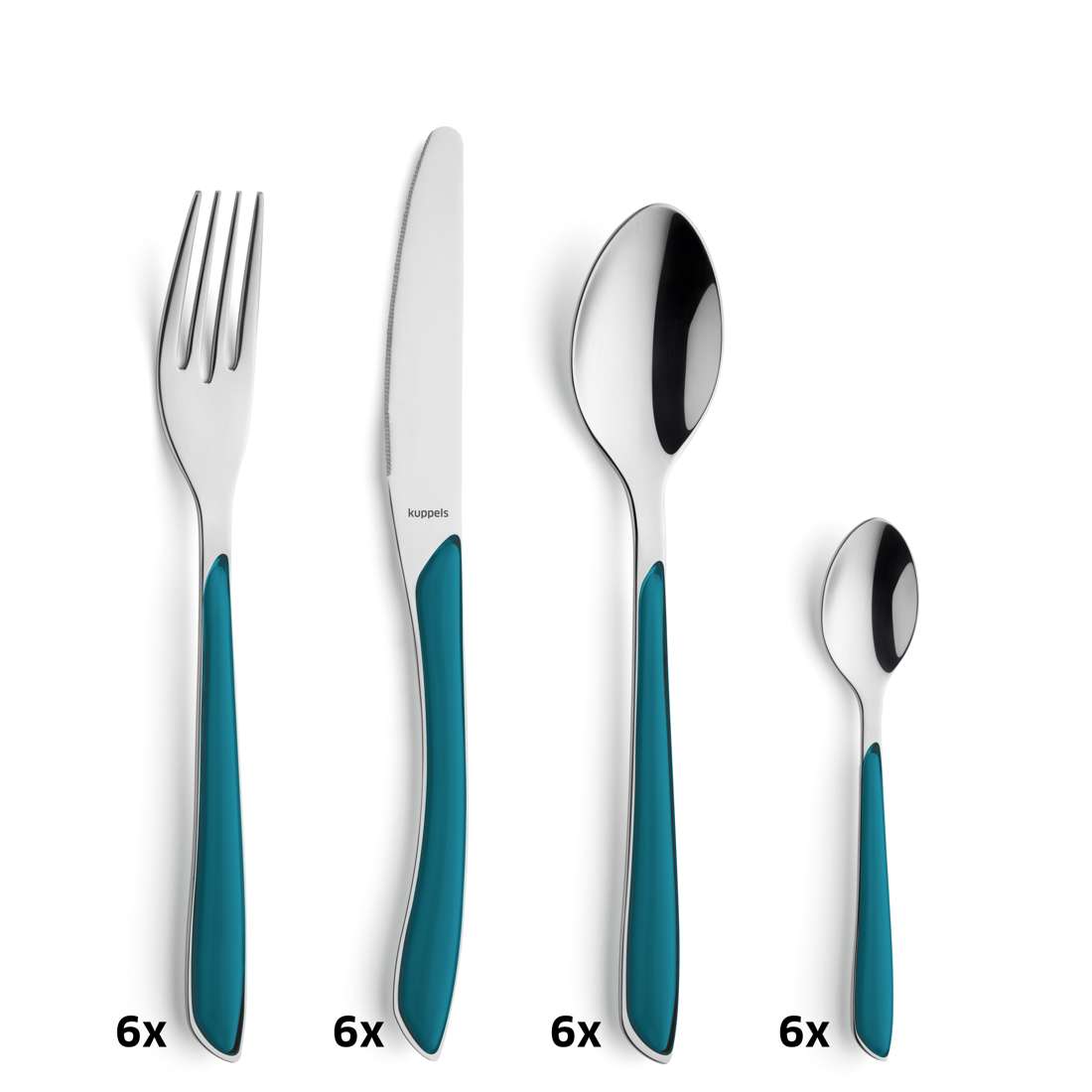 PRISMA cutlery set 24-piece petrol