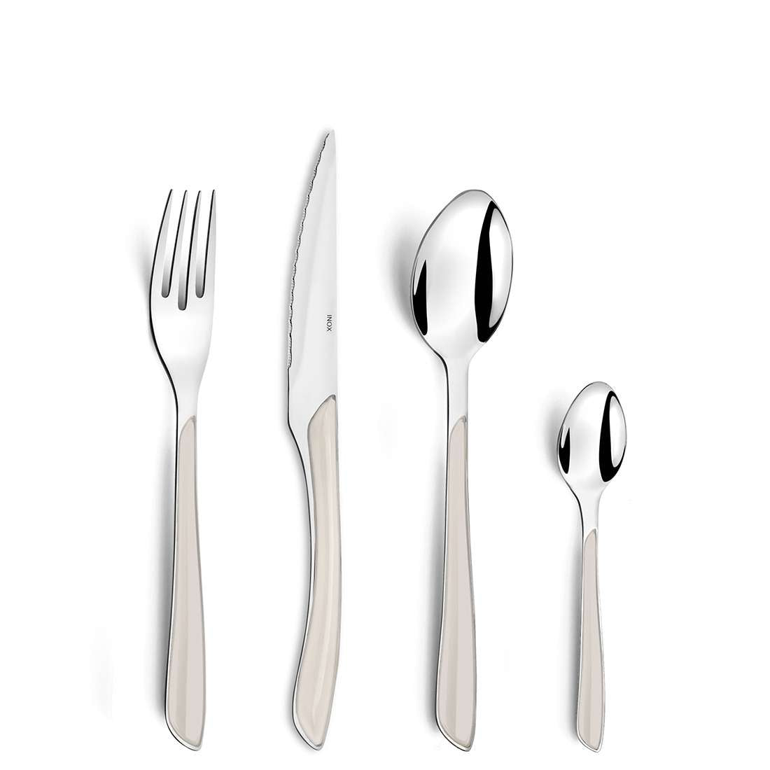 ECLAT cutlery set 24-piece white