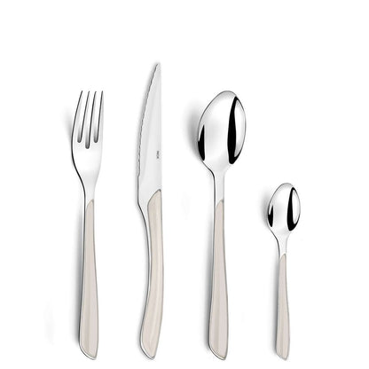 ECLAT cutlery set 24-piece white