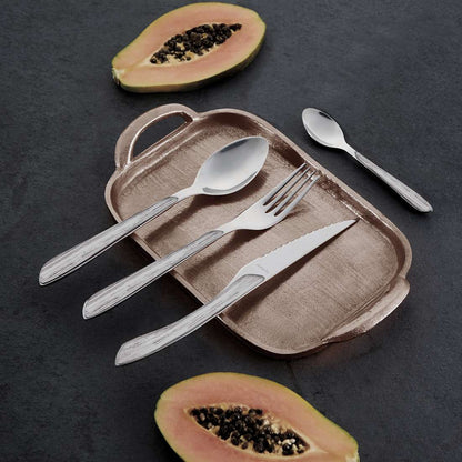 ECLAT NATURE cutlery set 24-piece grey