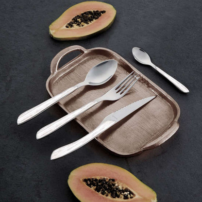 ECLAT NATURE cutlery set 24-piece white