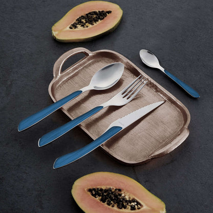 ECLAT NATURE Besteckset 24-teilig blau