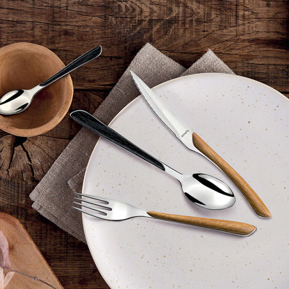 ECLAT NATURE Besteckset 24-teilig holz