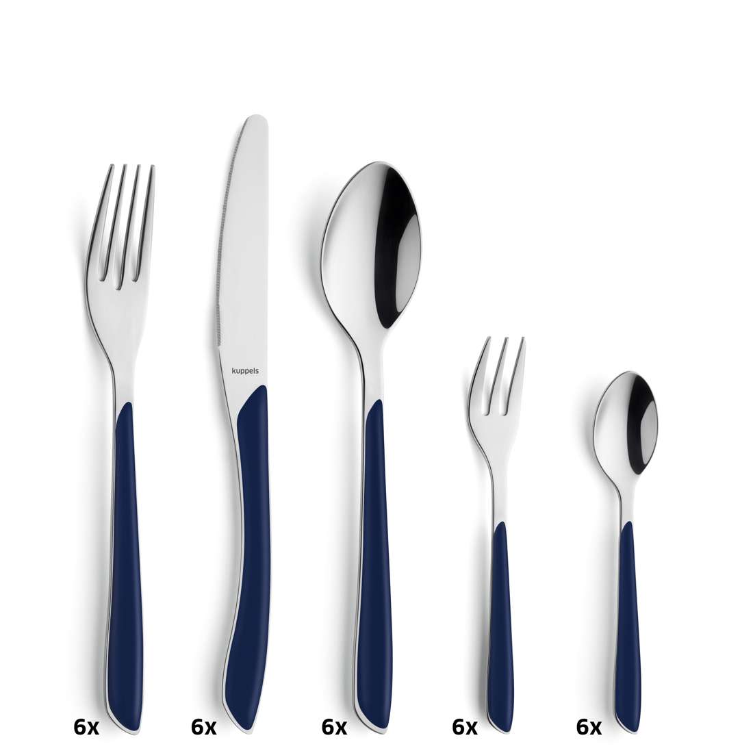 PRISMA cutlery set 44-piece indigo blue