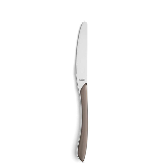 PRISMA dinner knife full handle cocoa