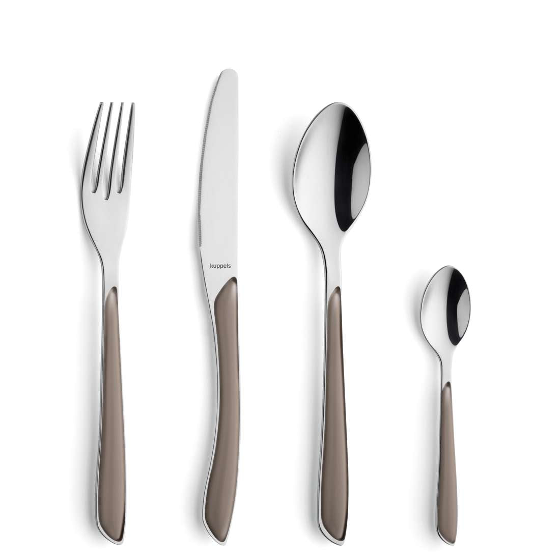 PRISMA cutlery set 24-piece cocoa