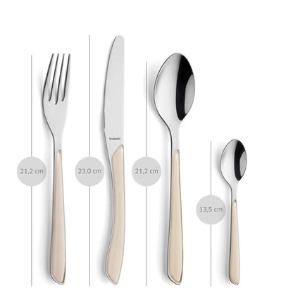 PRISMA cutlery set 24-piece cotton