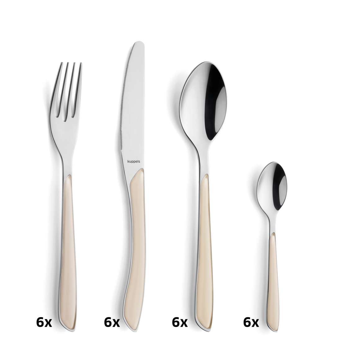 PRISMA cutlery set 24-piece cotton