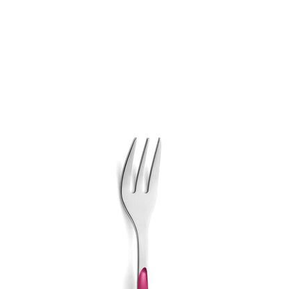 PRISMA cake fork set 6-piece raspberry red